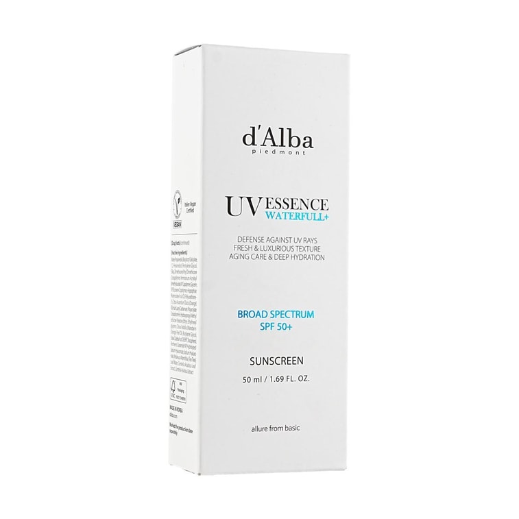 韩国D'ALBA黛尔珀 水感精华防晒霜 24H保湿 SPF50+ 50ml 抗老修护 深层保湿 提升持妆 敏感肌可用 4
