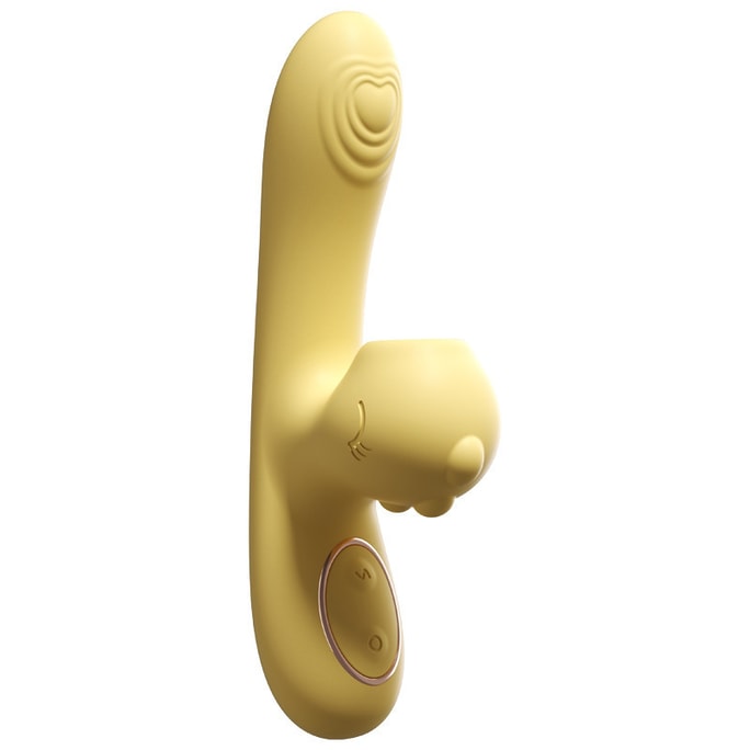 Doudou Long Vibrating Rod Heating Constant-temperature Sucking Double-head Masturbation Device For Adults Woman 1PC