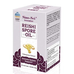 Sino-Sci Innovation Reishi Spore Oil Softgel - Triterpenes ≥ 40% 40Capsules