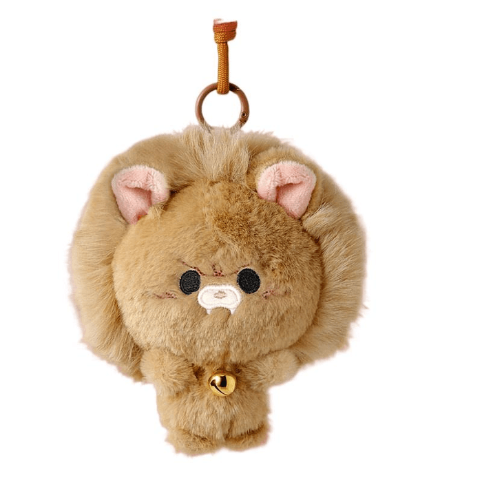 Palace Museum Lion Comes To Run Plush Pendant Keychain Bag Pendant Museum Cultural And Creative 13 * 10 * 15cm