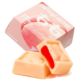 [중국 직배송] 글리코 복숭아맛 초콜릿 80g*1박스 (간편 간식)