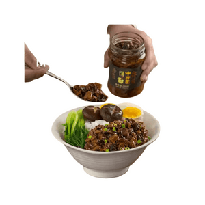 [중국 직배송] 푸장 포르치니 버섯 소스, 면/밥 토핑, 즉석 버섯 소스, 버섯 반찬, 간식, 특산품, 210g*1병