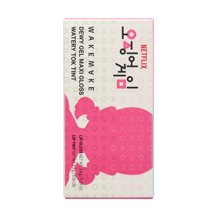 듀이 젤 맥시 글로스, #15 솔리드 블러드 + 워터리 톡 틴트 미니 #7 블러디 팝【넷플릭스 오징어 게임: 한정판】 9