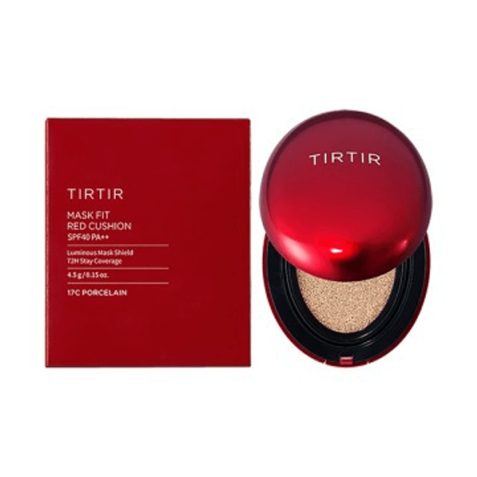 TIRTIR Cushion Powder【Red Concealer】/ SPF40 / PA++ / 17C / 4.5g / Mini