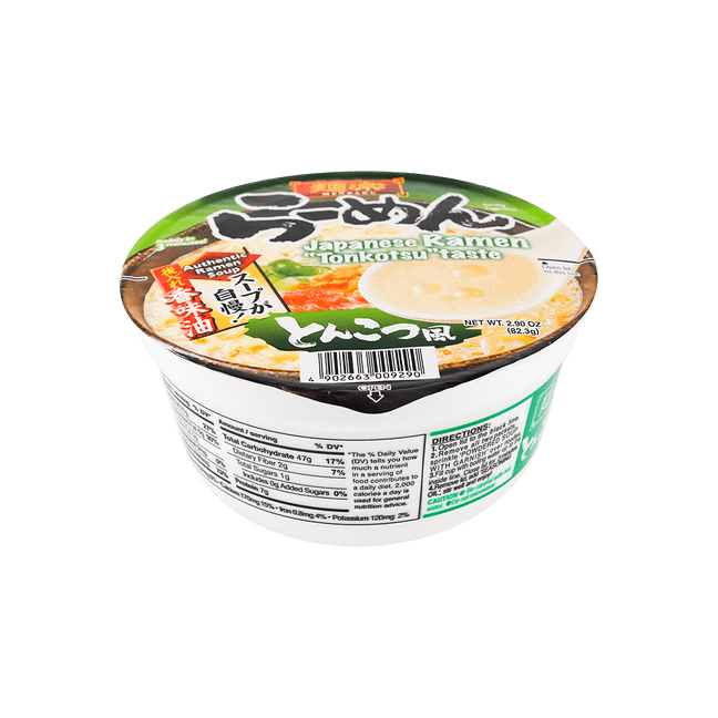 Japanese Tonkotsu Flavor Ramen - Instant Noodle Bowl, 2.9oz
