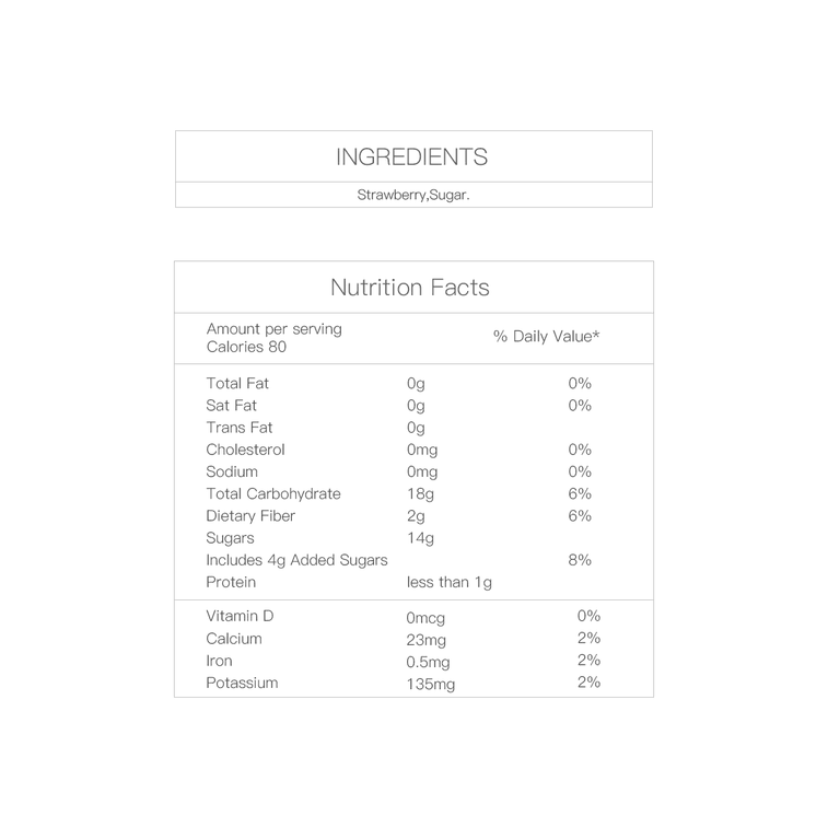 家鄉風味 天然凍乾草莓 20g 5