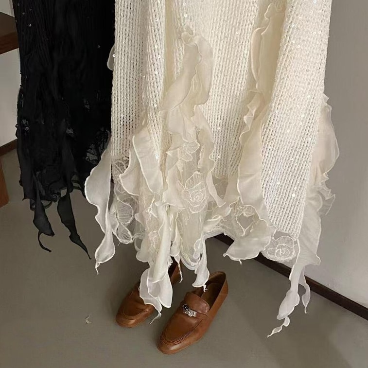 【加拿大直邮】 加拿大 SCENARIO 飘逸连衣裙 两色可选 S-M码 黑色 S 7