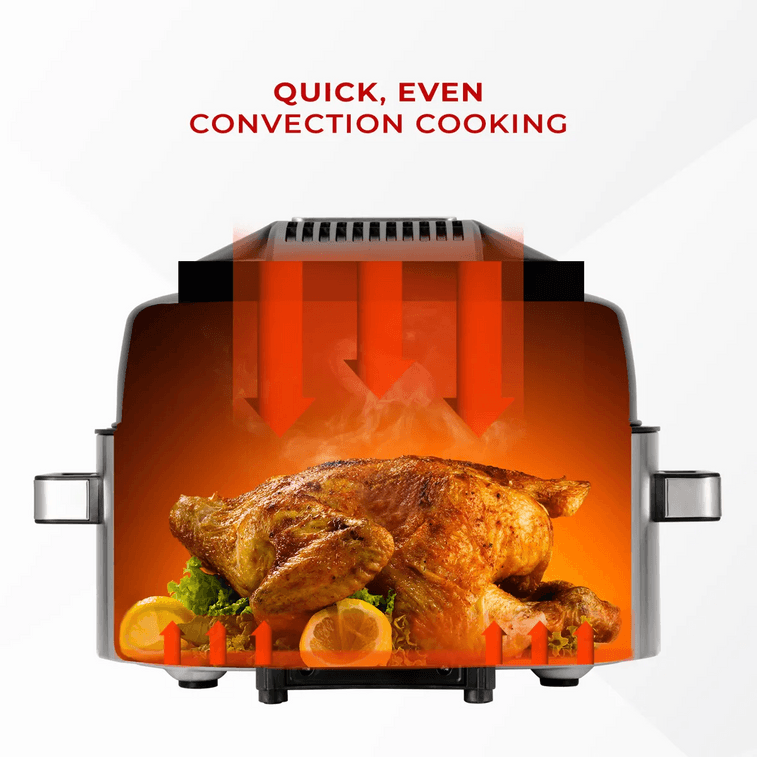 Countertop Air Grill & Air Fryer Stainless Steel 6QT CAFG-A0601S Multi-Functional Cooking 4