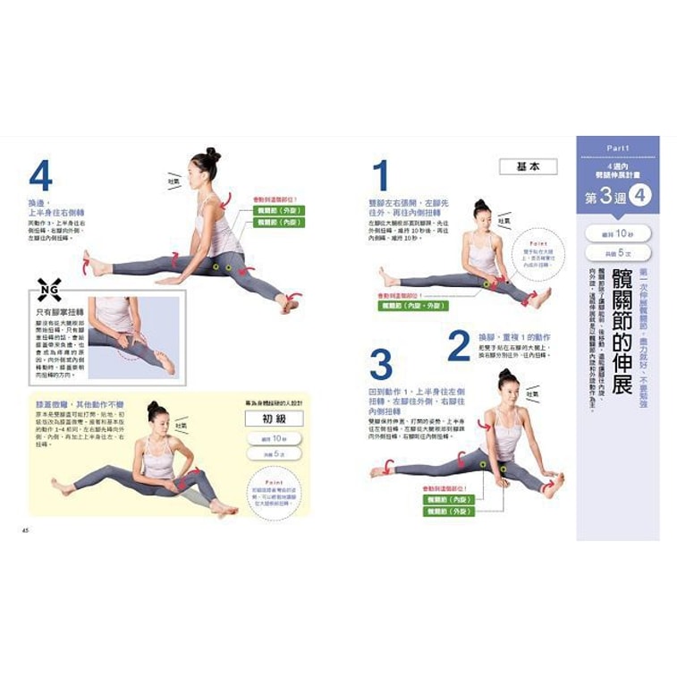 【繁體】【全圖解】神奇的劈腿伸展操:百萬日本人都在練!4週健康奇蹟,只要拉開髖關節(隨書贈!台灣版獨家贈品「劈腿伸展角度測量專用墊」) 9