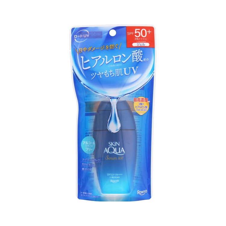 SKIN AQUA Hyaluronic Serum UV Sunscreen Gel SPF50+/PA++++ 70g
