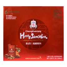 Red Ginseng Garden Drink with 6-Year-Old Red and Korean Ginseng, 1.69 fl oz x 20 bags.