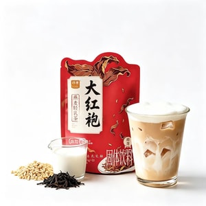 Ximai Oat Light Milk Tea, Individually Packed Matcha Oolong And Dahongpao Milk Tea, Can Be Brewed Hot Or Cold, Dahongpao 105g*1 bag