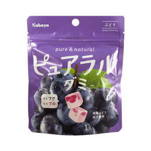 KABAYA 柔软Q弹葡萄果汁夹心软糖 58g