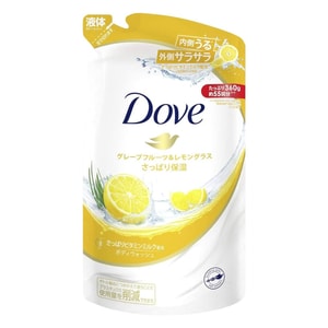 Body Wash, Grapefruit & Lemongrass, Refill, 12.7 oz (360 g)