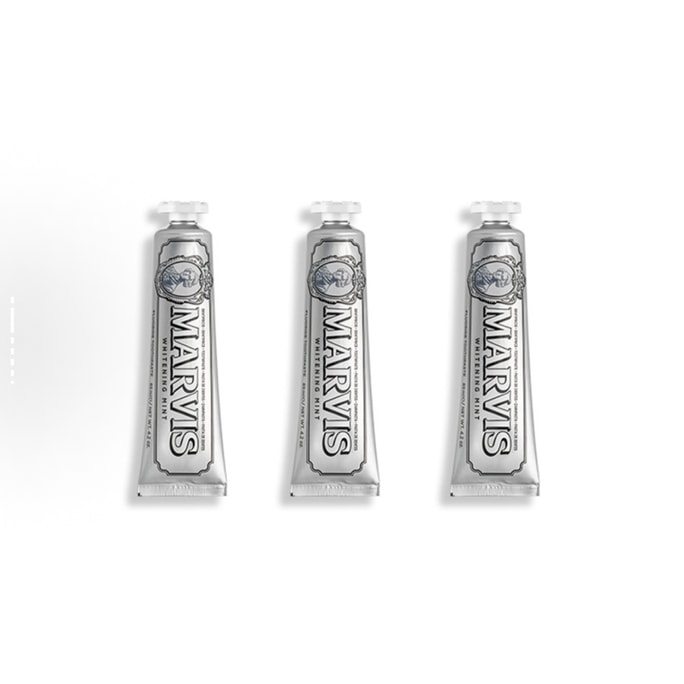 【香港直送】イタリア MARVIS 歯の洗浄と歯茎ケア クラシックシリーズセット 洗浄・ホワイトニング 85ml×3個 スノーマウンテンホワイトニング