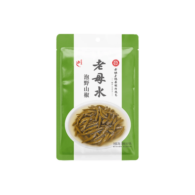 【中国直邮】 老坛子 泡野山椒200g*1袋
