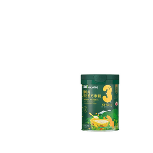 Infant Grains Formula Rice Powder - Baby Rice Powder Quick-Boil Porridge Ready-to-Eat Children's Supplementary Food (Corn, Apple, Yam Flavor) 208g/box (For Babies Aged 13-16 Months+)
