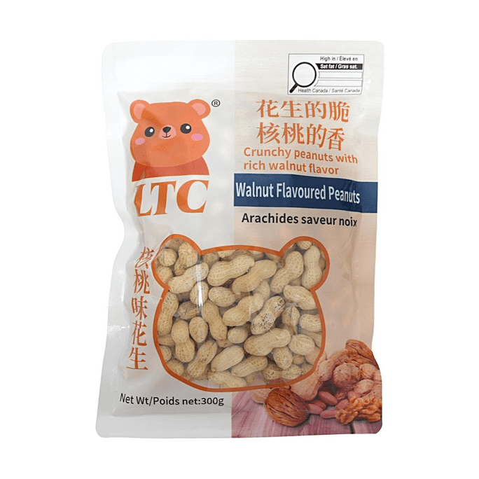 Cacahuètes saveur noix 10.58oz【Cacahuètes croquantes à la saveur riche de noix】
