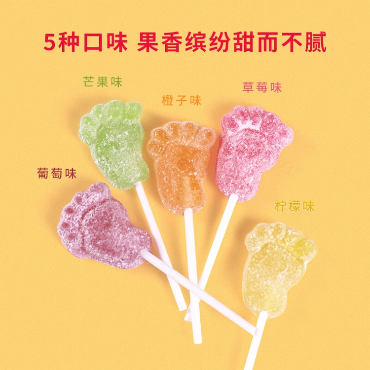 中国直送】マレーシア ダマ ビフ ビッグフット ロリポップ 72g（6個