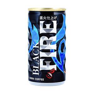 Fire Black Coffee 6.53 oz【Sugar Free Black Coffee】【Deep Roasted Aroma】【Rich Bitter Fragrance】【Clean Aftertaste】【Ready-to-Drink Can】