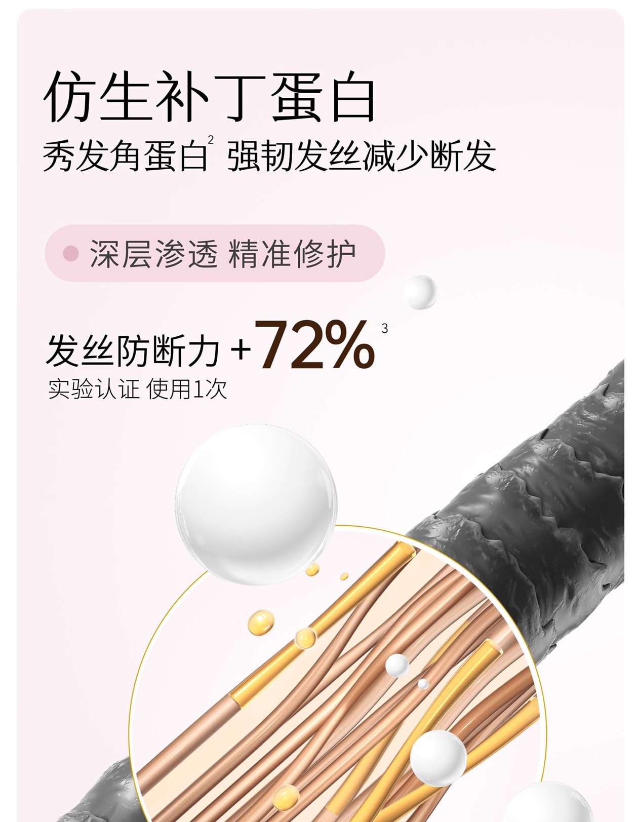 【中国直邮】 半亩花田 强韧修护蛋白霜 发膜护发素修护干枯减断发 200g/盒