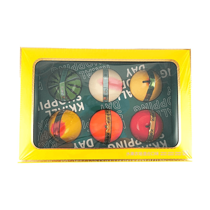 Fruit Farm Juice Jelly Mixed Flavor Gift Box, 23.28 oz【Fruit Shaped Jelly】【0 Fat】