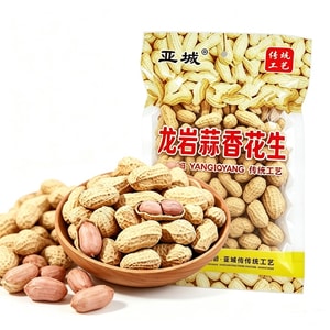 Yacheng [福建特産龍岩花生] 蒜香花生 180g * 1袋 有壳花生醉花生花生花生花生,花生,酒,坚果,炒货