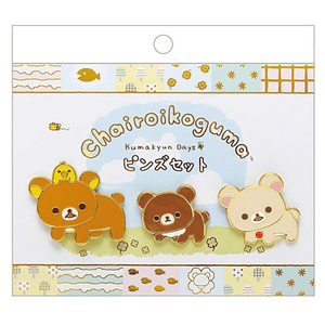 【日本からの直送】サンエックス リラックマ 10周年記念バッジセット（1個）