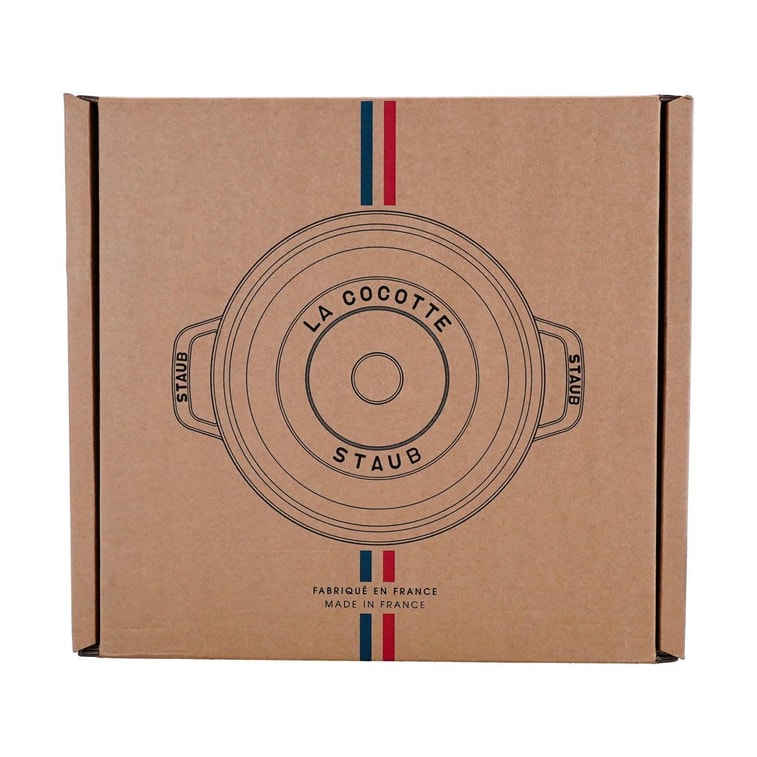 法国STAUB珐宝  马形锅盖黄铜旋钮 经典法式炖锅 樱桃红配黄铜旋钮 5QT 9