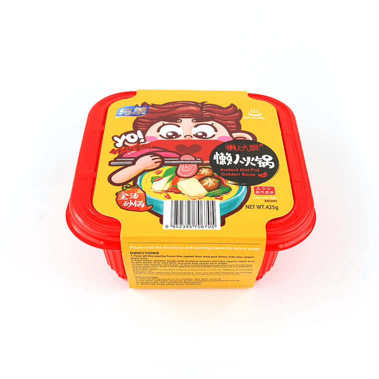 Self-Heating Hot Pot , Spicy & Tomato & Golden Flavor,15 oz *3【3 Flavors Value Combo】【Trending on TikTok】 21