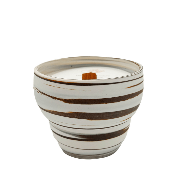 【Drifty Tide】Feng Shui Series Handcrafted Ceramic Long-lasting Household Scented Candle 8oz - Earth Element