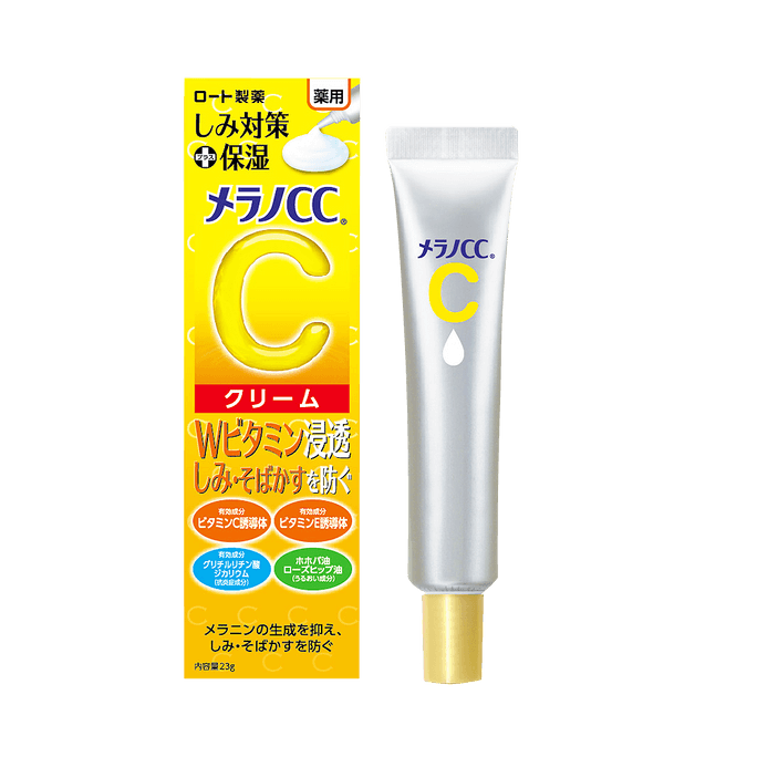 ROHTO MelanoCC Pigmentation Countermeasure Moisturizing Cream 23g