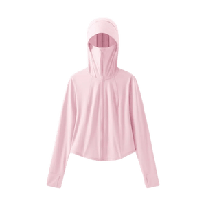 301UV Pro Women's Cropped Slim Fit Sun Protective Jacket, Candy Pink, M, UPF100+