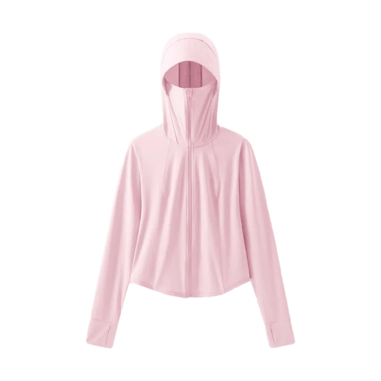 301UV Pro Women's Cropped Slim Fit Sun Protective Jacket, Candy Pink, M, UPF100+ 5