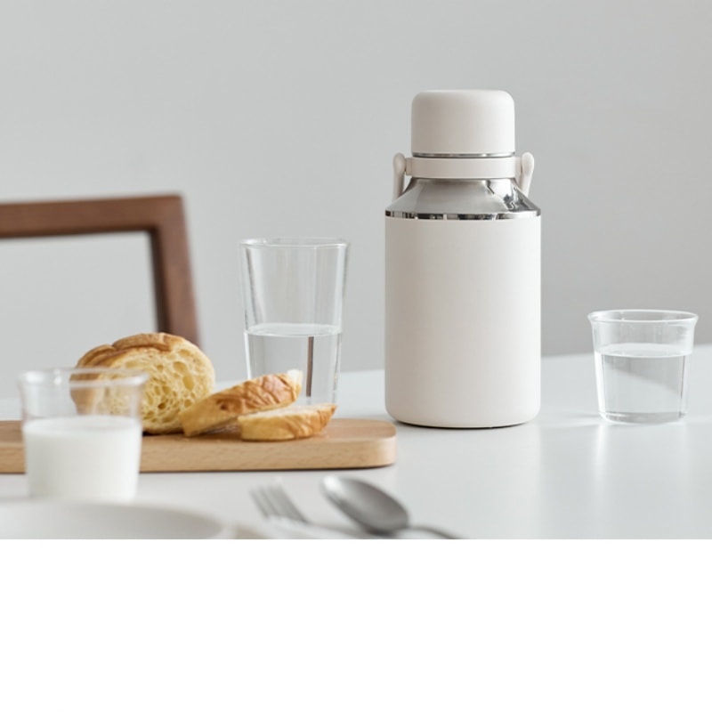 Thermos 980ml Large Capacity Water Cup 316 Stainless Steel Water Bottle One-Piece Design