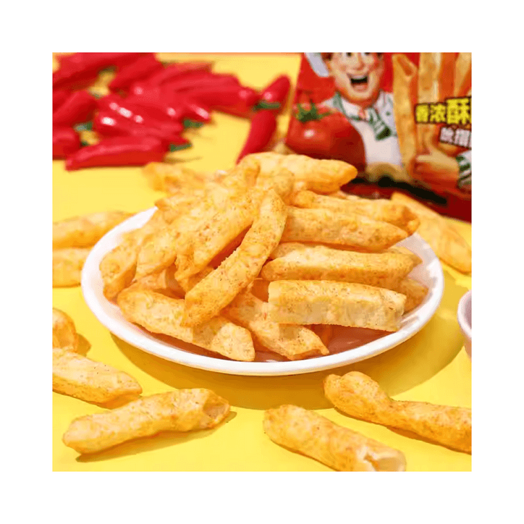 【中国直邮】 韩国 ORION 好丽友 好丽友 好丽友 好丽友呀土豆薯条番茄酱味40g*2袋 3