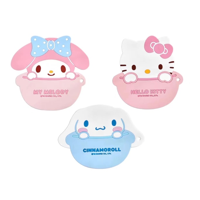 Silicone Anti-Hot Pad Heat Proof Mat Waterproof Grease Proofing Sanrio Cartoon 3Pc