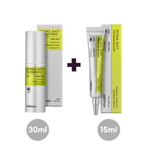 Vita A Retinol Firming Essence 15ml + Firming Serum 30ml - High Strength Retinol - Anti-Aging and Pore Reduction