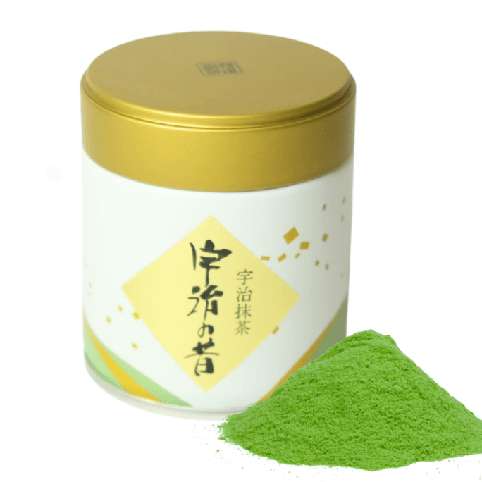 【日本直邮】矢野制茶场 罐装宇治抹茶粉 40g 宇治の昔