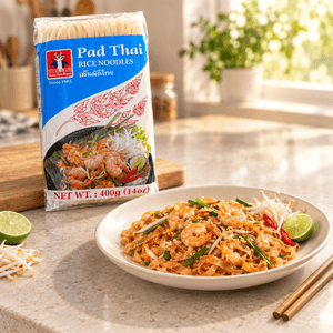 泰国Three Deer Brand三鹿牌 泰式炒河粉 400g【Pad Thai经典搭档】【炒后Q弹不易糊】