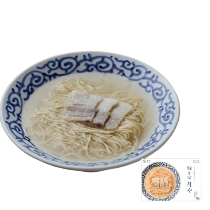 3 Servings[Ton-Soba TsukiYa] Clear Tonkotsu Ramen