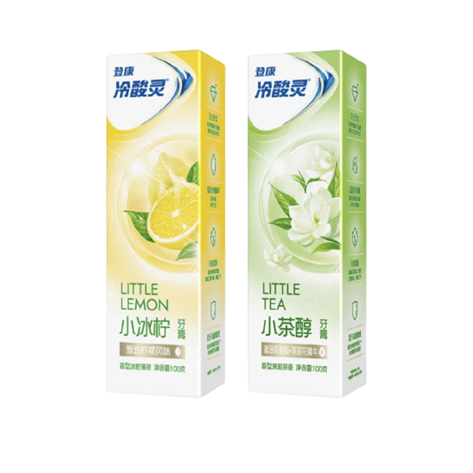 Multi-action double anti-allergy toothpaste white teeth and breath clear Ice Lemon Jasmine set (100g + 100g)