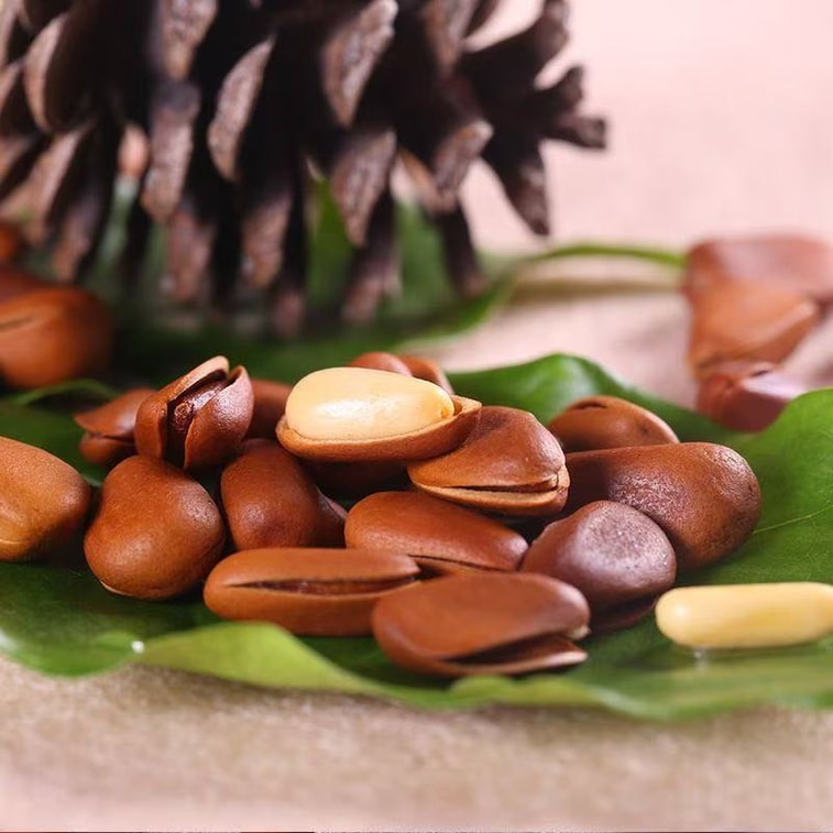 Northeast Pine Nuts, Casual Snack, Nuts And Dried Fruits, Seasonal Extra-large Hand-peeled Specialty, New Product, 250g X 1 bag 6