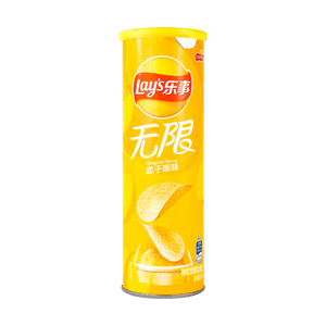 大陆版LAY'S乐事 无限薯片 忠于原味 桶装 90g【经典原味 酥脆爽口】