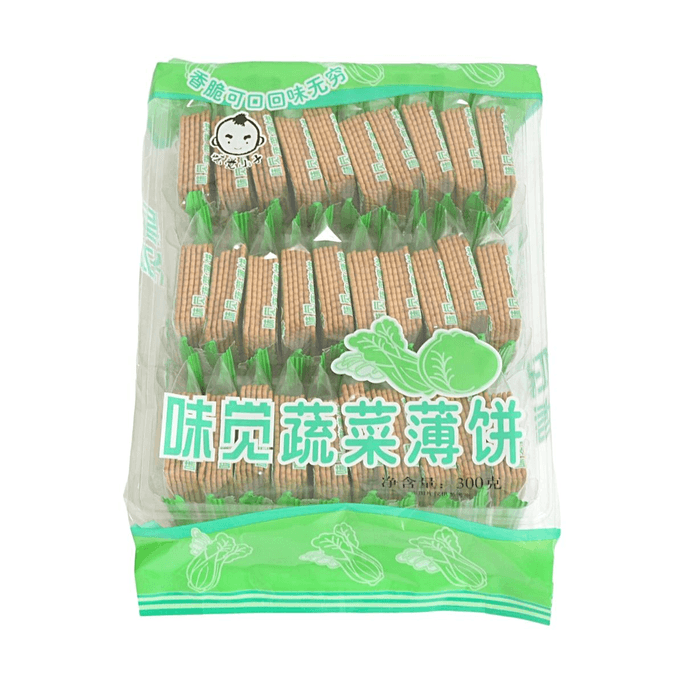 味覺 蔬菜薄餅 300g【香脆可口】【回味無窮】