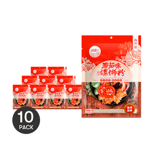 螺霸王 柳州螺螄粉 番茄口味 306g 10包入【超值裝】