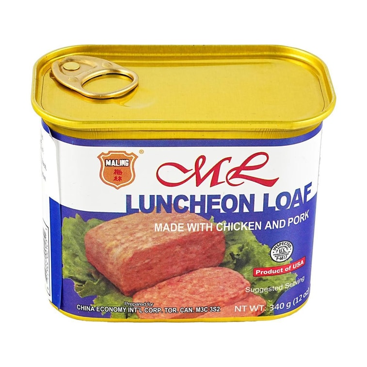 梅林牌 猪肉加鸡肉 午餐肉 罐头 340g【包装随机发】 4