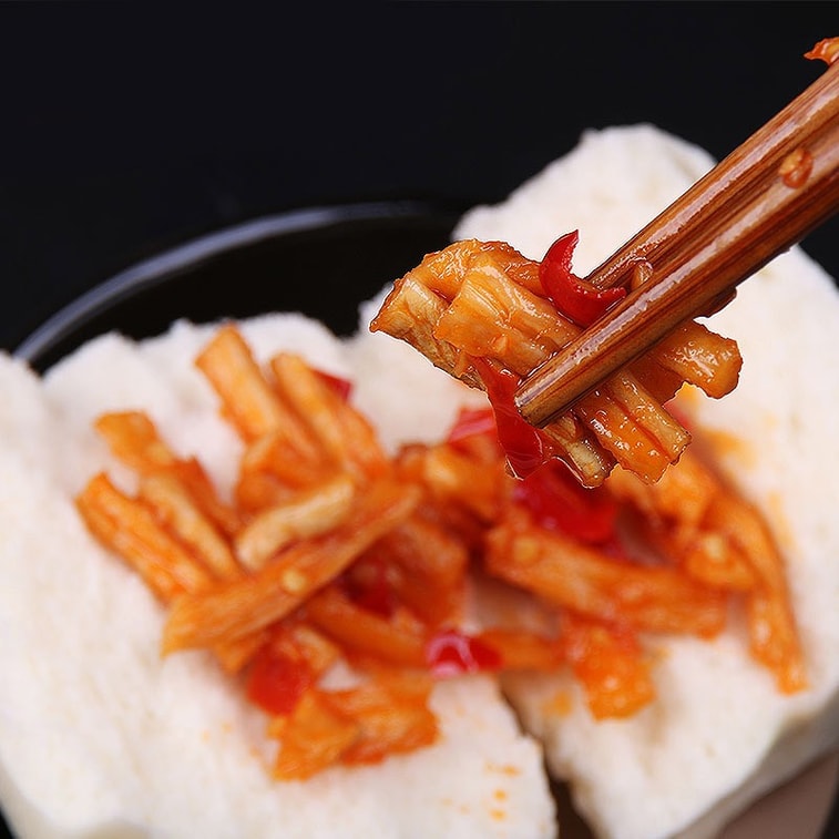 Crisp Pepper And Dried Radish Hunan Farmer's Dish Instant Pickle Radish Sticks 450g*1 4