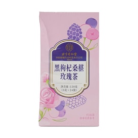 Black Goji Berry, Mulberry, & Rose Tea, 0.35oz.*24 Packs
