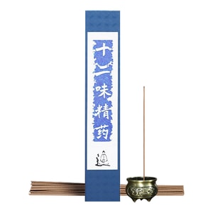 【中国直送】水月秦淮道教線香 12種類のハーブ成分配合 線香立て付き 天然香料 1箱